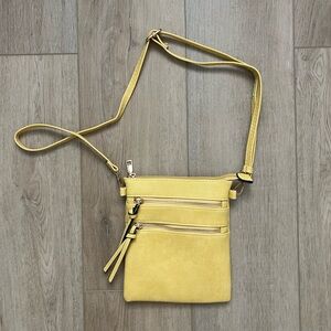 NWOT Yellow Crossbody Bag